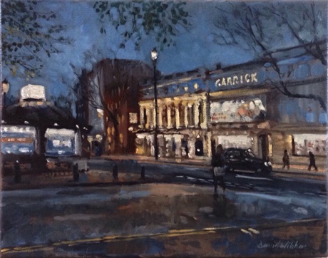 "Garrick Theatre"  30 x 24cm
£325 framed £275 unframed