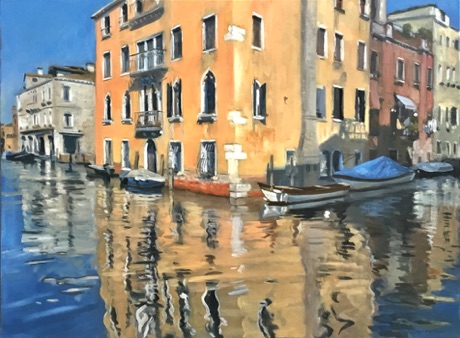 "Venice Reflections" 80 x 60cm
£695 framed £625 unframed