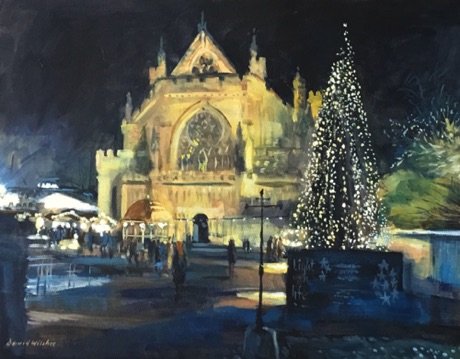 "Exeter Christmas Market" 46 x 36cm
£495 framed £425 unframed