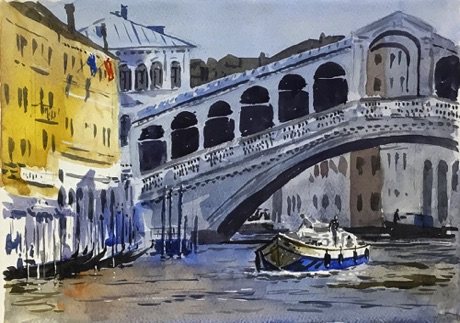 Rialto Bridge, Venice
34 x 24cm